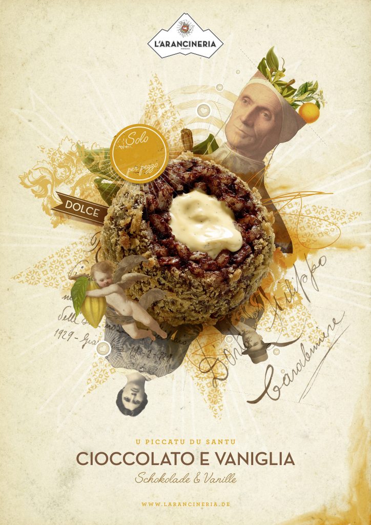 food photography rice balls with chocolate and vanilla creme